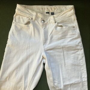 Women’s American Eagle White Mom Jean